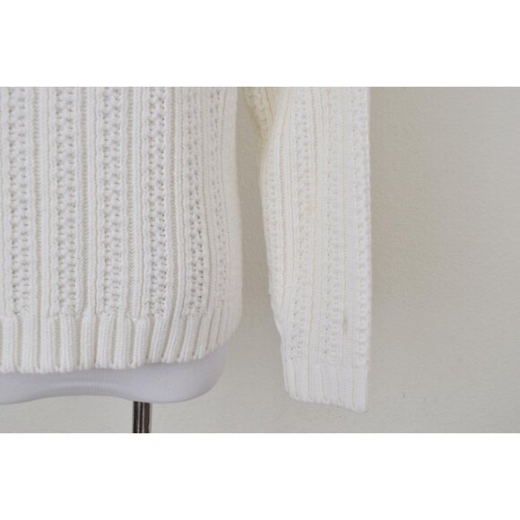 Vintage 90s High-neck Acrylic Snowflake  Sweater size M‎ - Picture 6 of 10